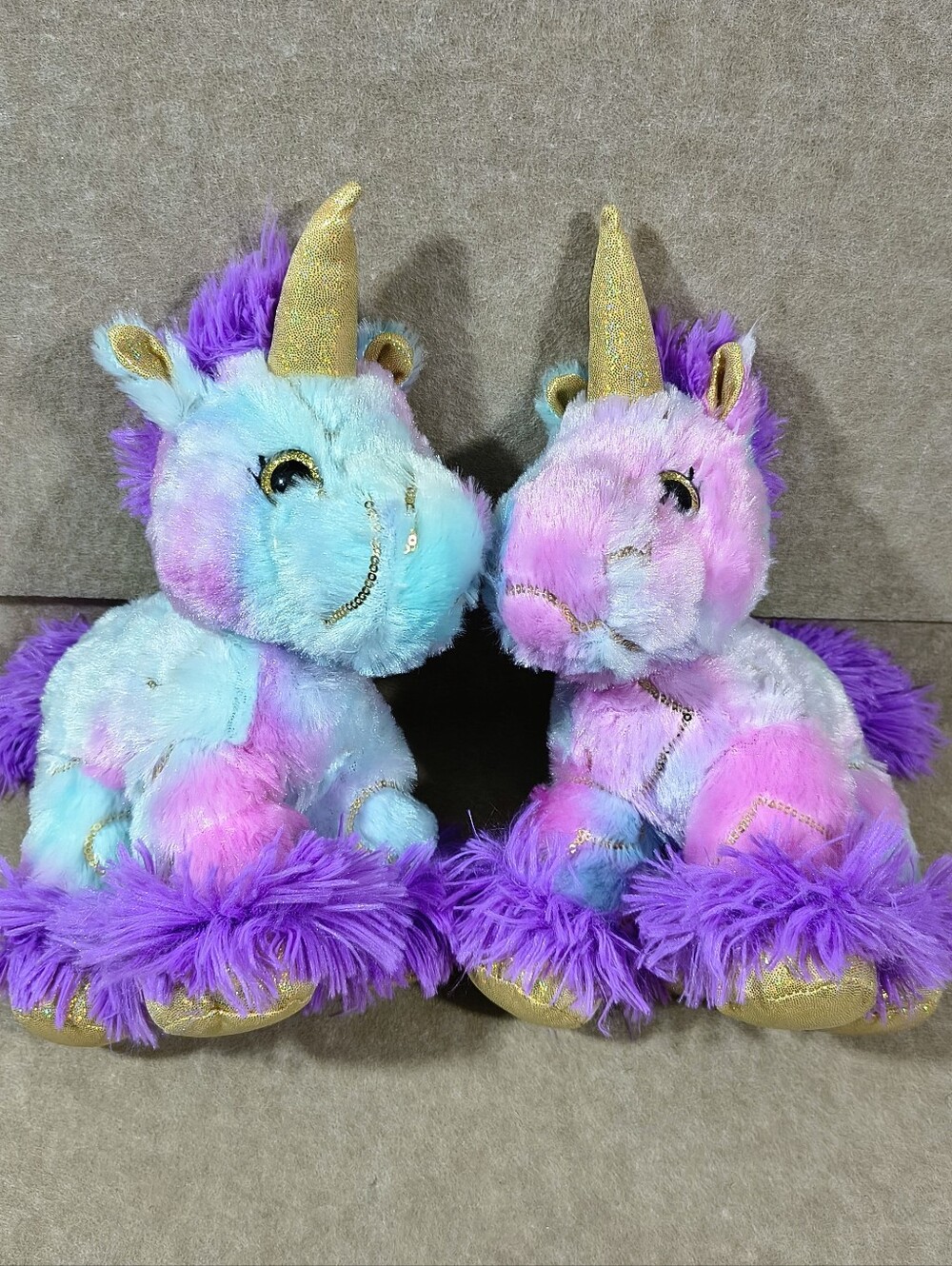 Unicorn Colorful Plush Rainbow Toy- Kids Stuffed Animal 2 Pack